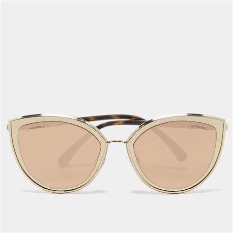 chanel cat eye sunglasses pink gold|replacement lenses for chanel sunglasses.